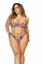 Load image into Gallery viewer, Two Piece Swimsuit With A Crochet Print