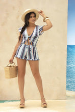 Load image into Gallery viewer, NEW Flirty Stripped Flowy Romper