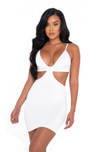 Load image into Gallery viewer, White Summer Clubbing Mini Dress